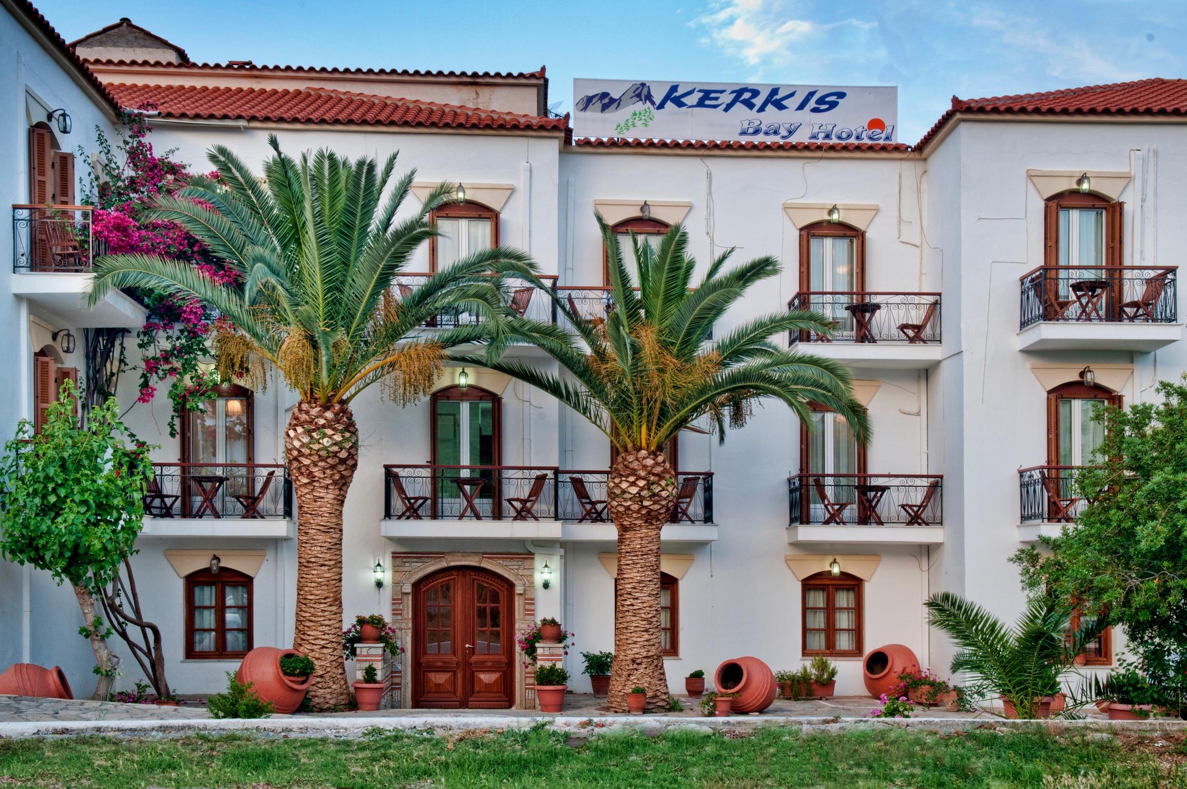 Kerkis Bay Hotel Marathokampos Bagian luar foto