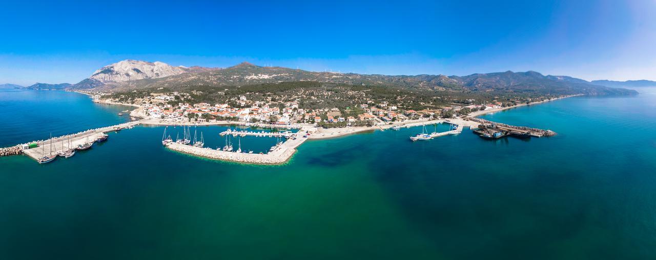 Kerkis Bay Hotel Marathokampos Bagian luar foto