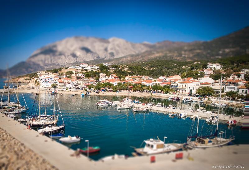 Kerkis Bay Hotel Marathokampos Bagian luar foto